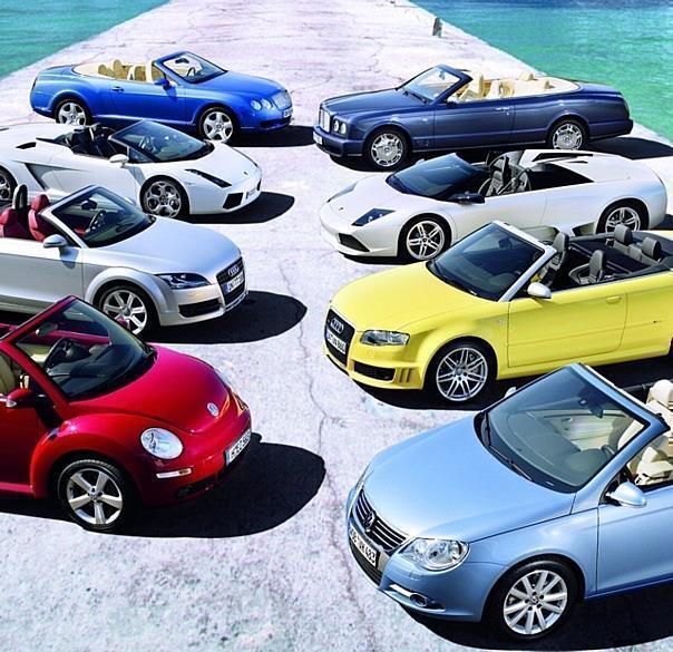 Die Cabriolets des Volkswagen Konzerns